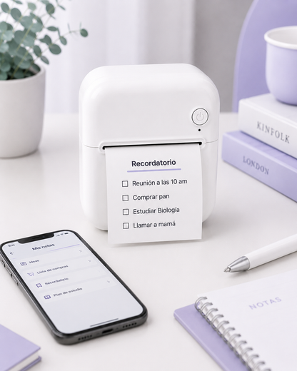 Mini impresora térmica portátil