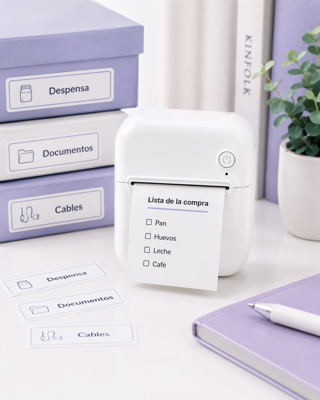 Mini impresora térmica portátil