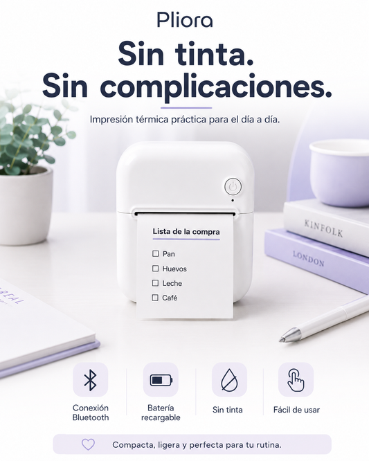 Mini impresora térmica portátil
