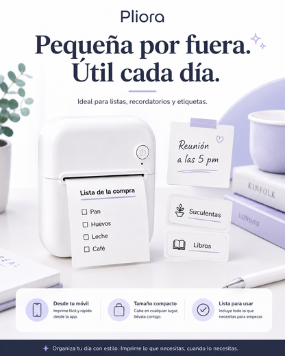 Mini impresora térmica portátil